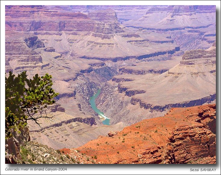 Grand Canyon da Kolorado Nehri [Sezai Şahmay]