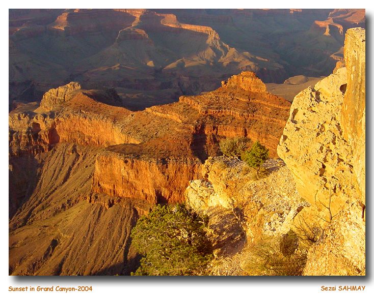 Grand Canyon da Gunbatımı [Sezai Şahmay]